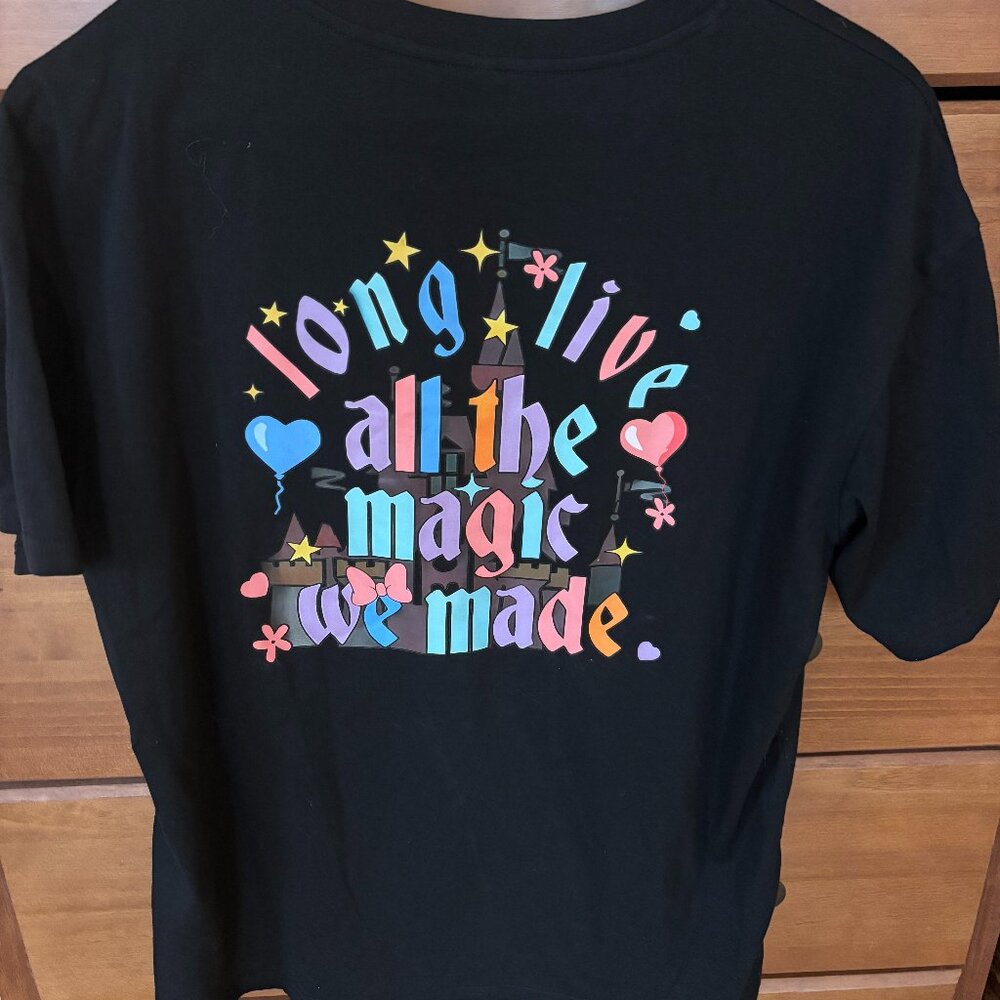 Disney Taylor Swift Swiftie Oversized Magic Kingdom Castle T-Shirt